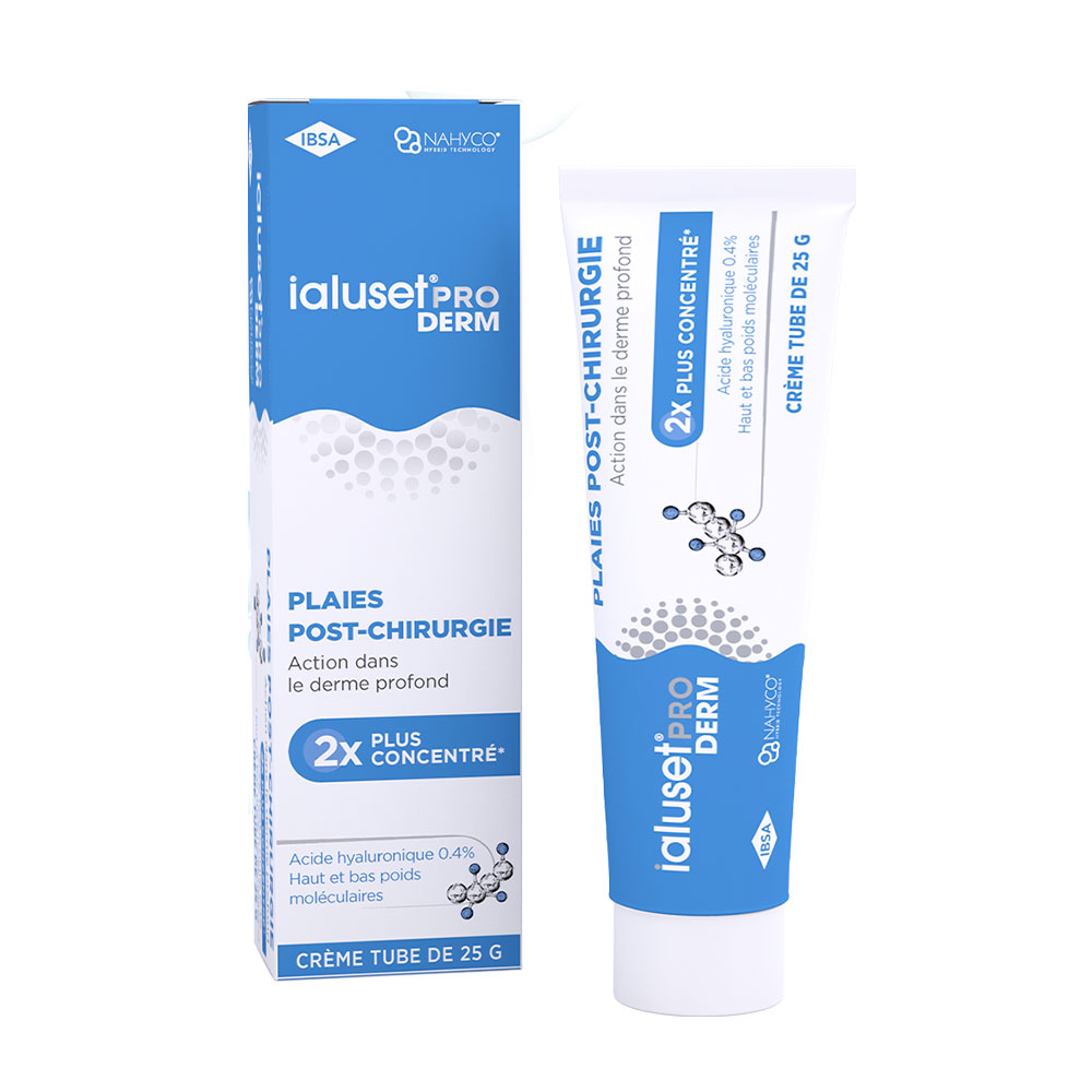 IBSA Ialuset Pro Derm Crème Plaies post-chirurgie 25g