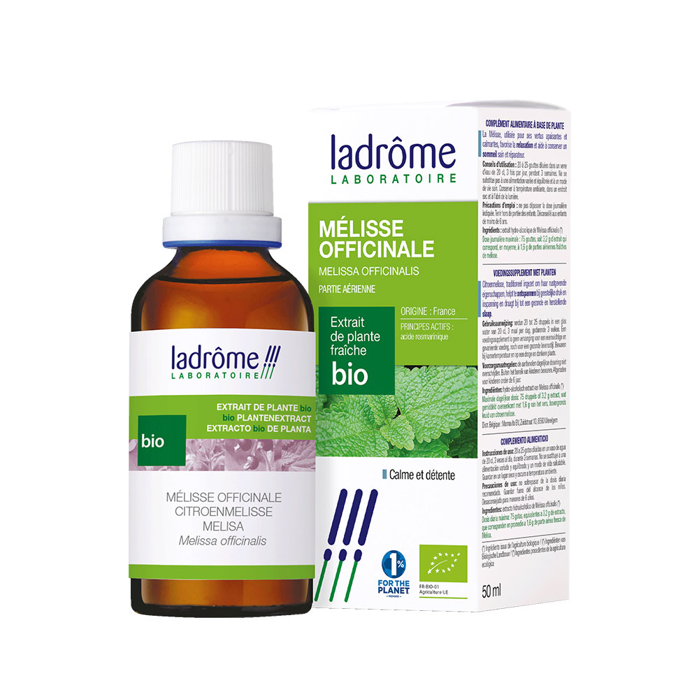 Ladrôme Extrait De Plante Mélisse Officinale Partie Aérienne 50ml