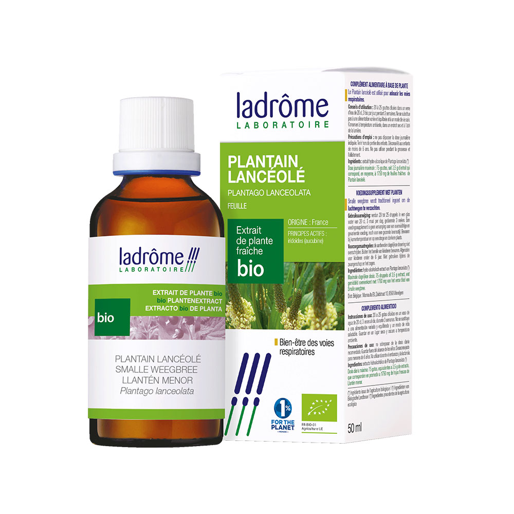 Ladrôme Extrait De Plante Plantain Lancéole Feuille 50ml