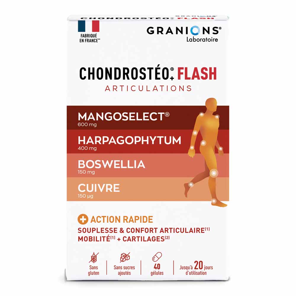 Granions Chondrosteo Flash 40 Gélules