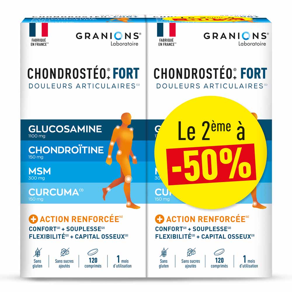 Granions Chondrosteo Fort Articulations 2x120 Comprimes