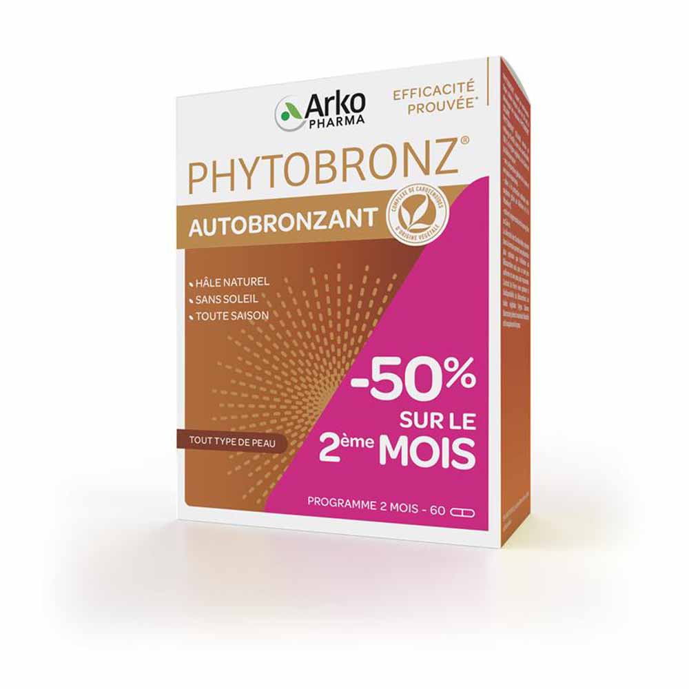Arkopharma Phytobronz Autobronzant 2x30 gélules