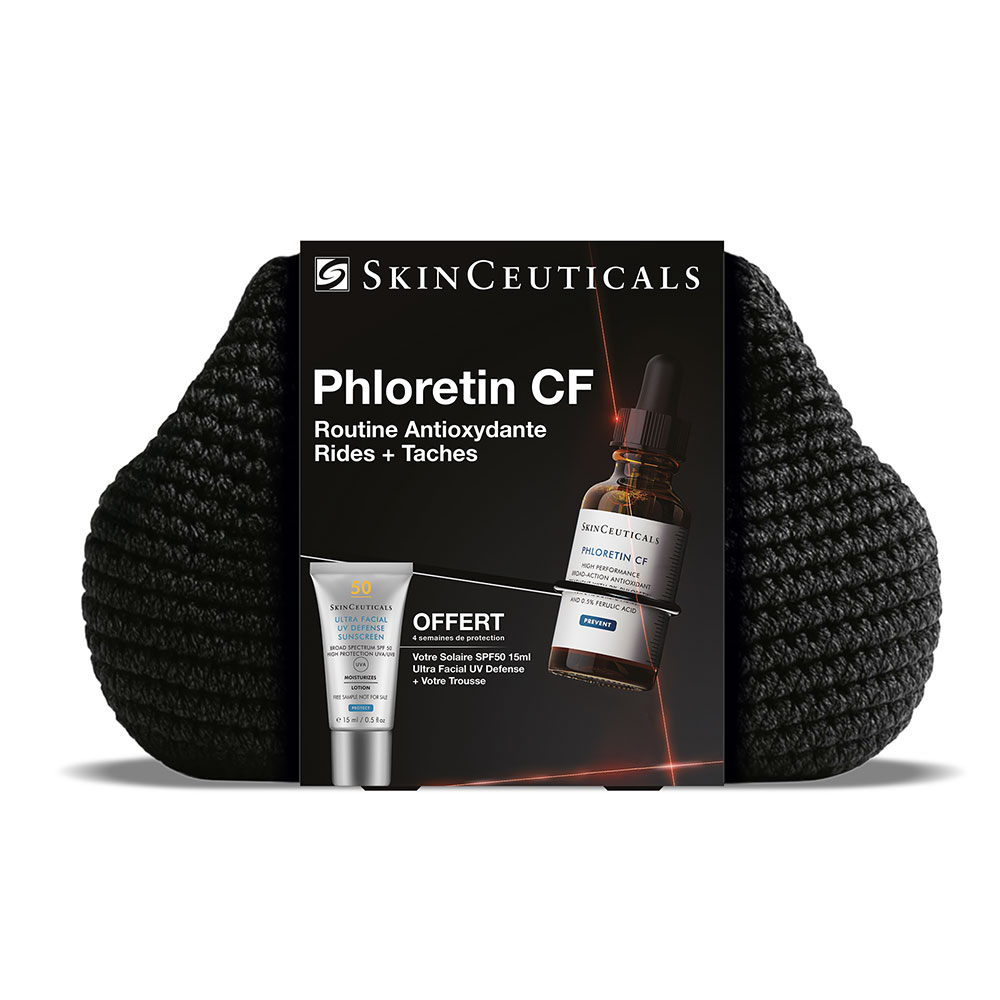 Trousse Bouclier Intégral Rides + Taches - Phloretin CF 30ml Prevent Skinceuticals