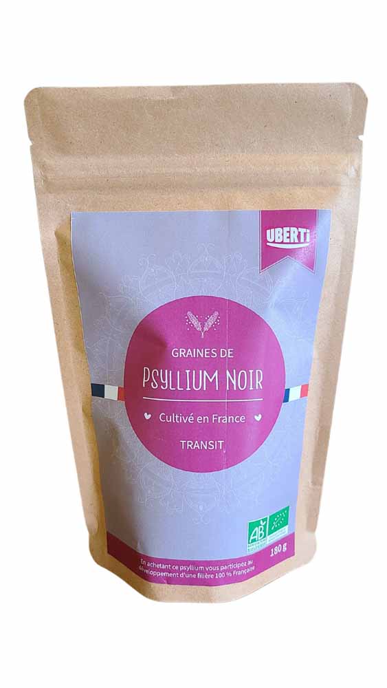 Uberti Psyllium Noir Graines Bio 180g