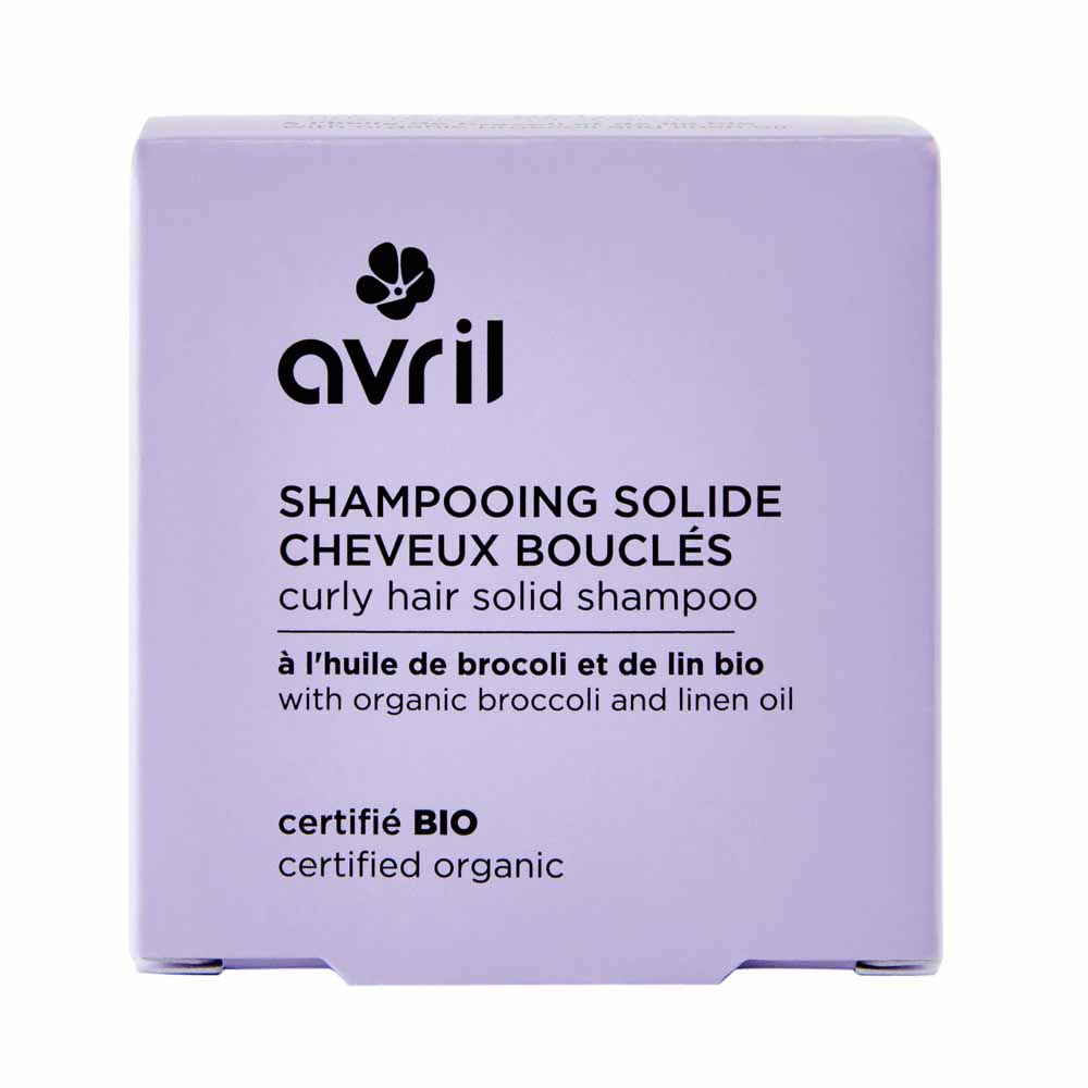 Avril Shampooing Solide Cheveux Bouclés Bio 60g