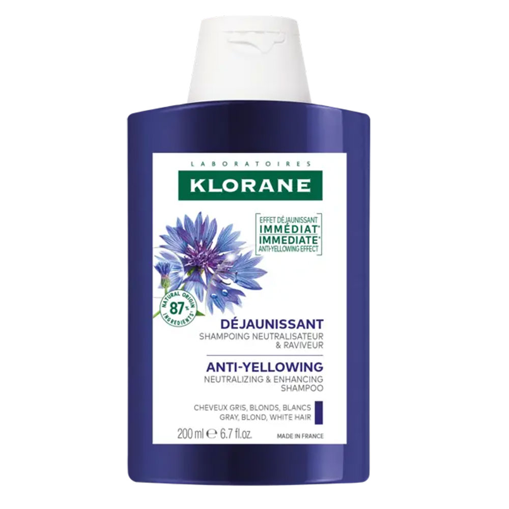 Klorane Shampooing Déjaunissant Neutralisateur & Raviveur 200ml