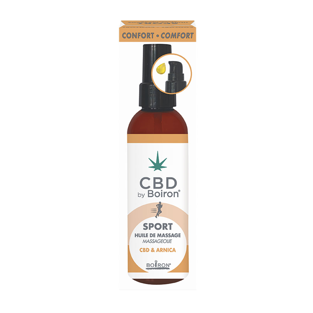 Boiron Huile de Masage CBD et Arnica 100ml