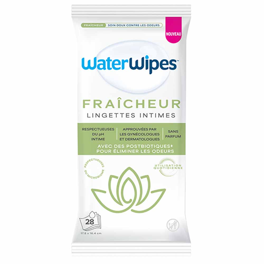 Waterwipes Lingettes Intimes Fraicheur x28