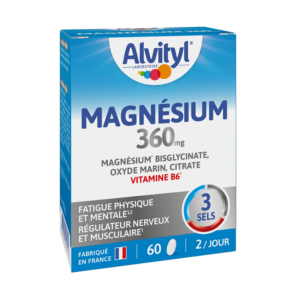 Alvityl Magnésium 360mg 60 gélules