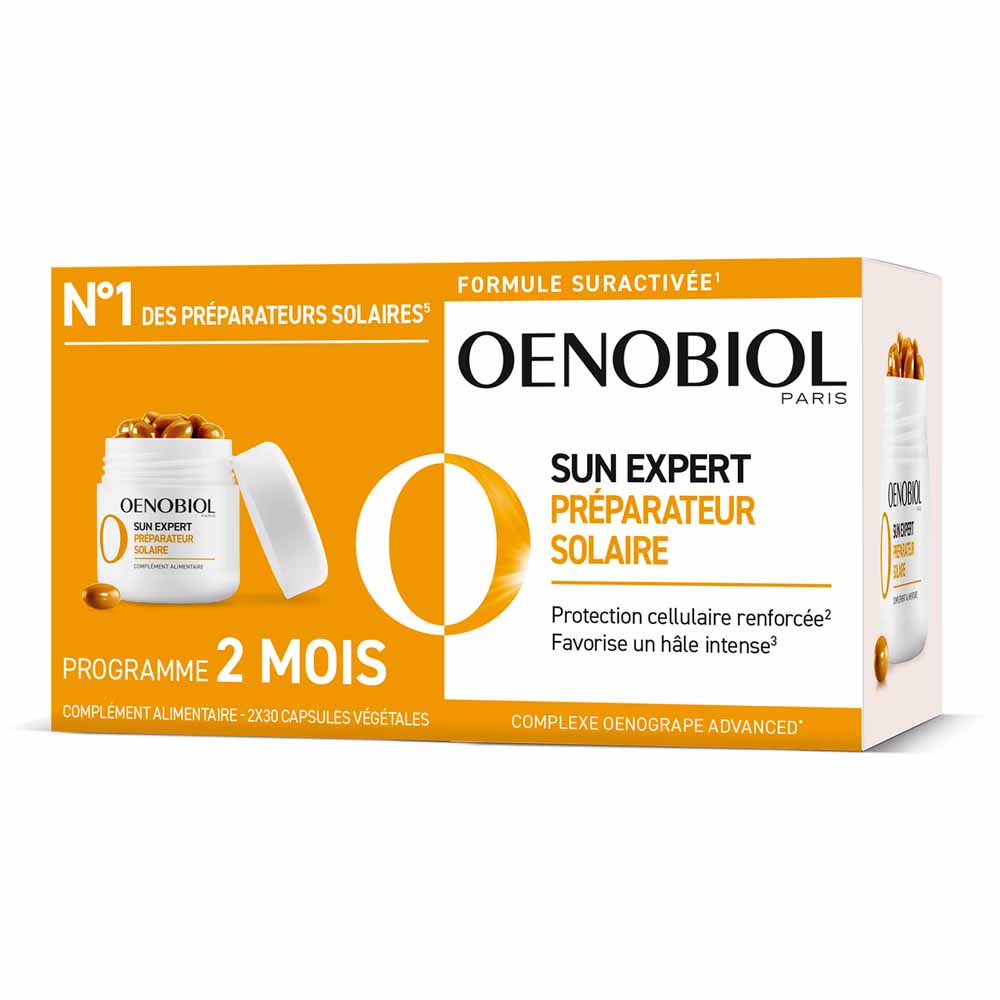 Oenobiol Sun Expert Préparateur Solaire 2x30 Capsules
