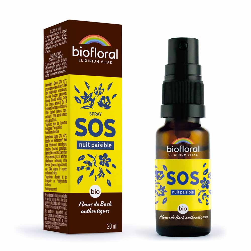 Biofloral Spray SOS Secours Nuit Bio 20ml