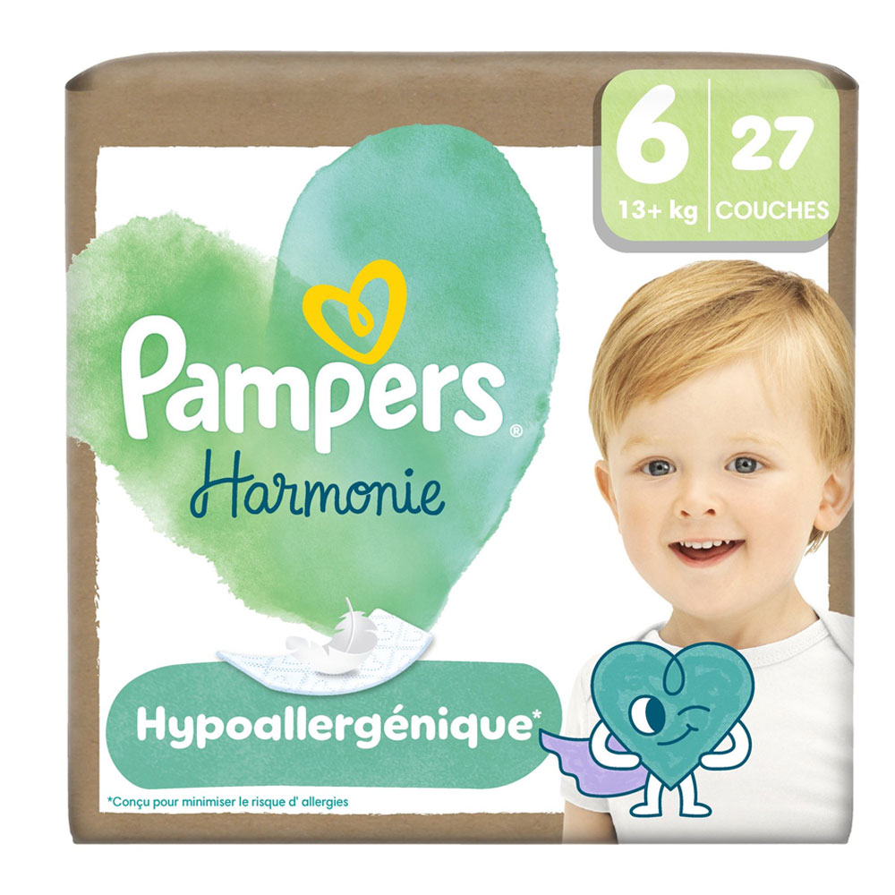 Pampers Harmonie Couches Taille 6 (13 kg +) x27