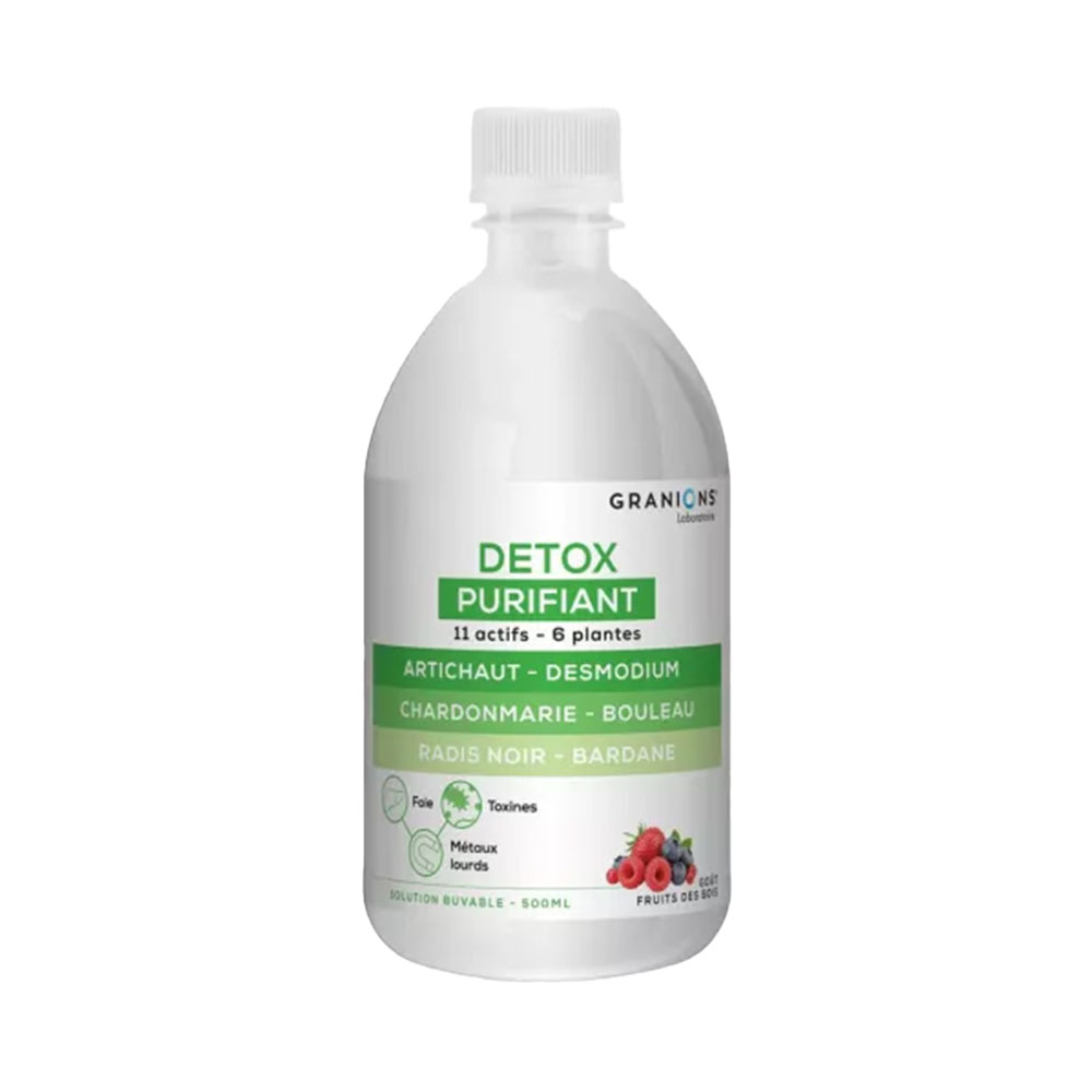 Granions Minceur Détox Boisson Fruits Rouges 500ml