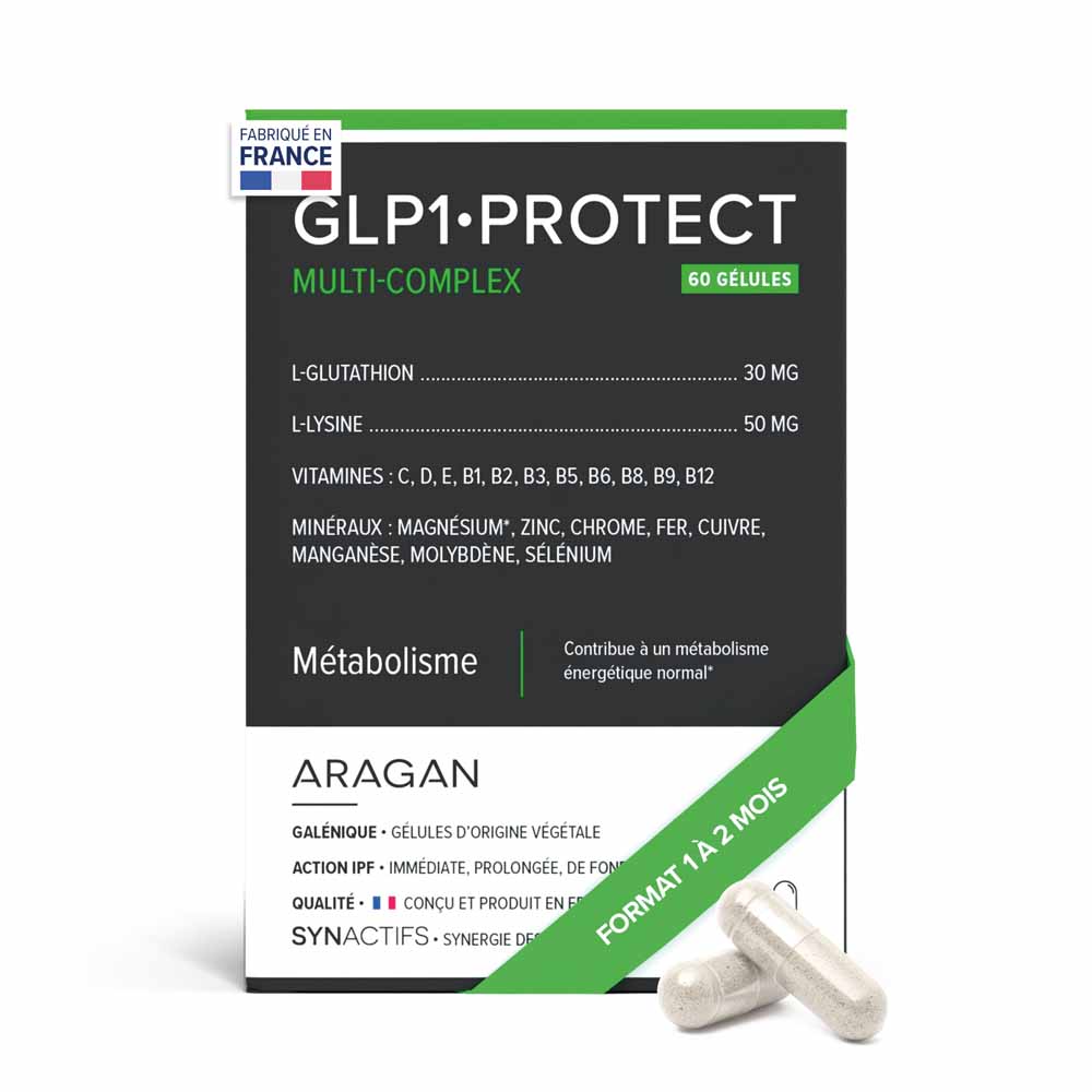 Aragan Synactifs GLP1 Protect Énergie & équilibre nutritionnel 60 gélules