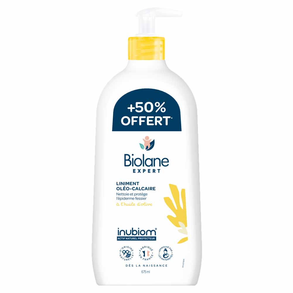 Biolane Expert Liniment Oléo-Calcaire Nettoie & Protège 675ml