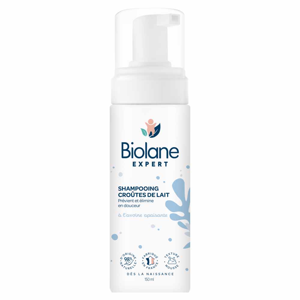 Biolane Expert Shampooing Croûtes de Lait A l'avoine apaisante 150ml