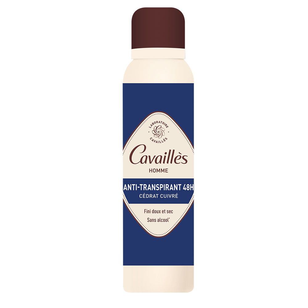 Cavaillès Absorb + Déodorant Anti Transpirant Homme 48H 150 ml