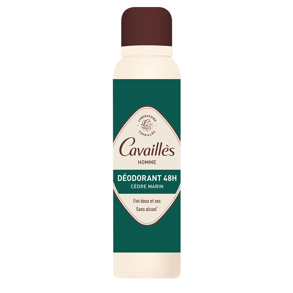 Cavaillès Dermato Déodorant Spray Homme 48H 150ml