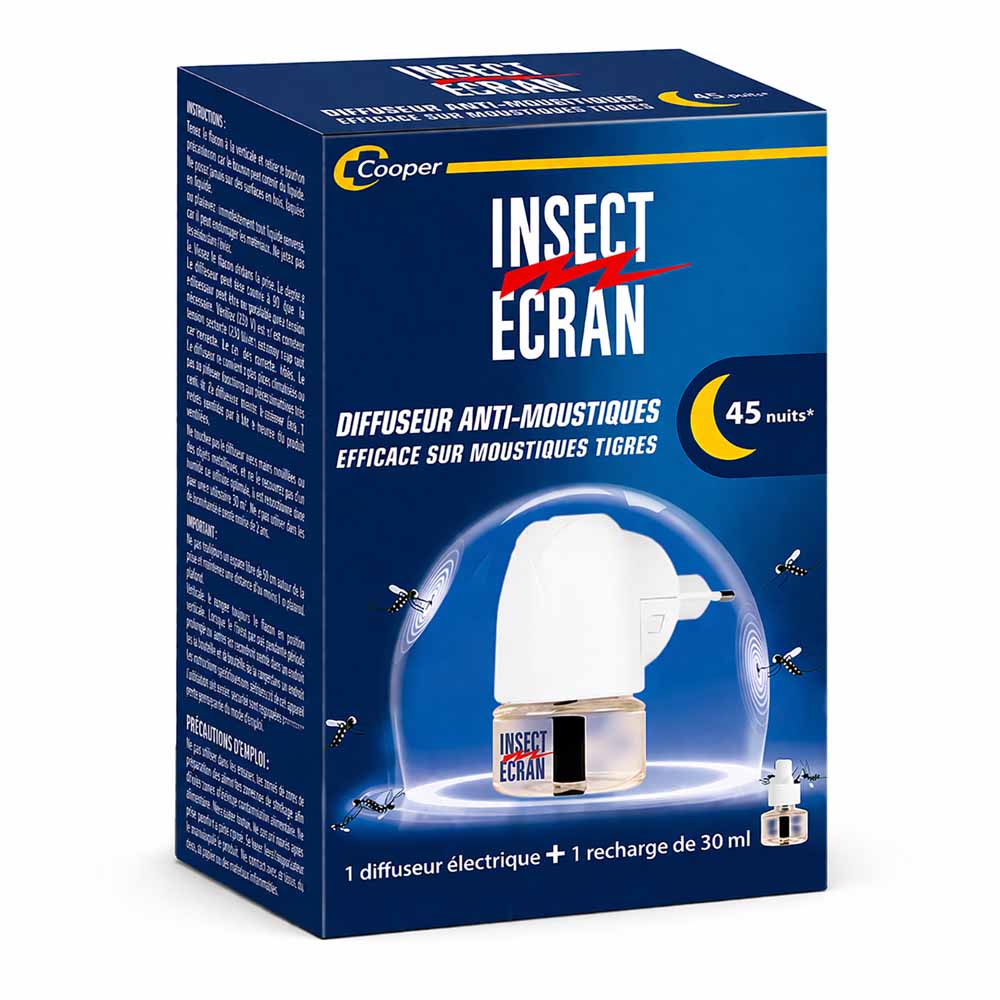 Insect Ecran Diffuseur Insecticide Electrique + Recharge 30ml