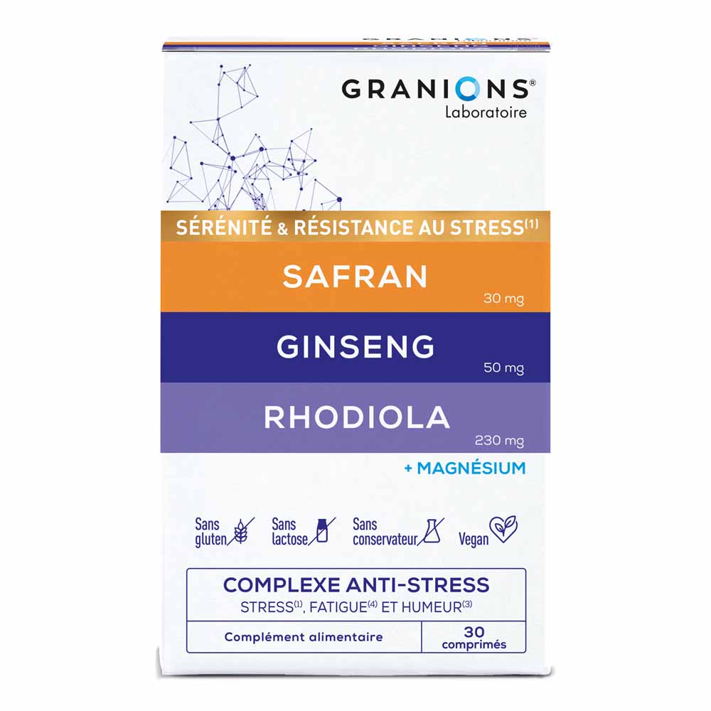 Granions Complexe Anti Stress 30 comprimés
