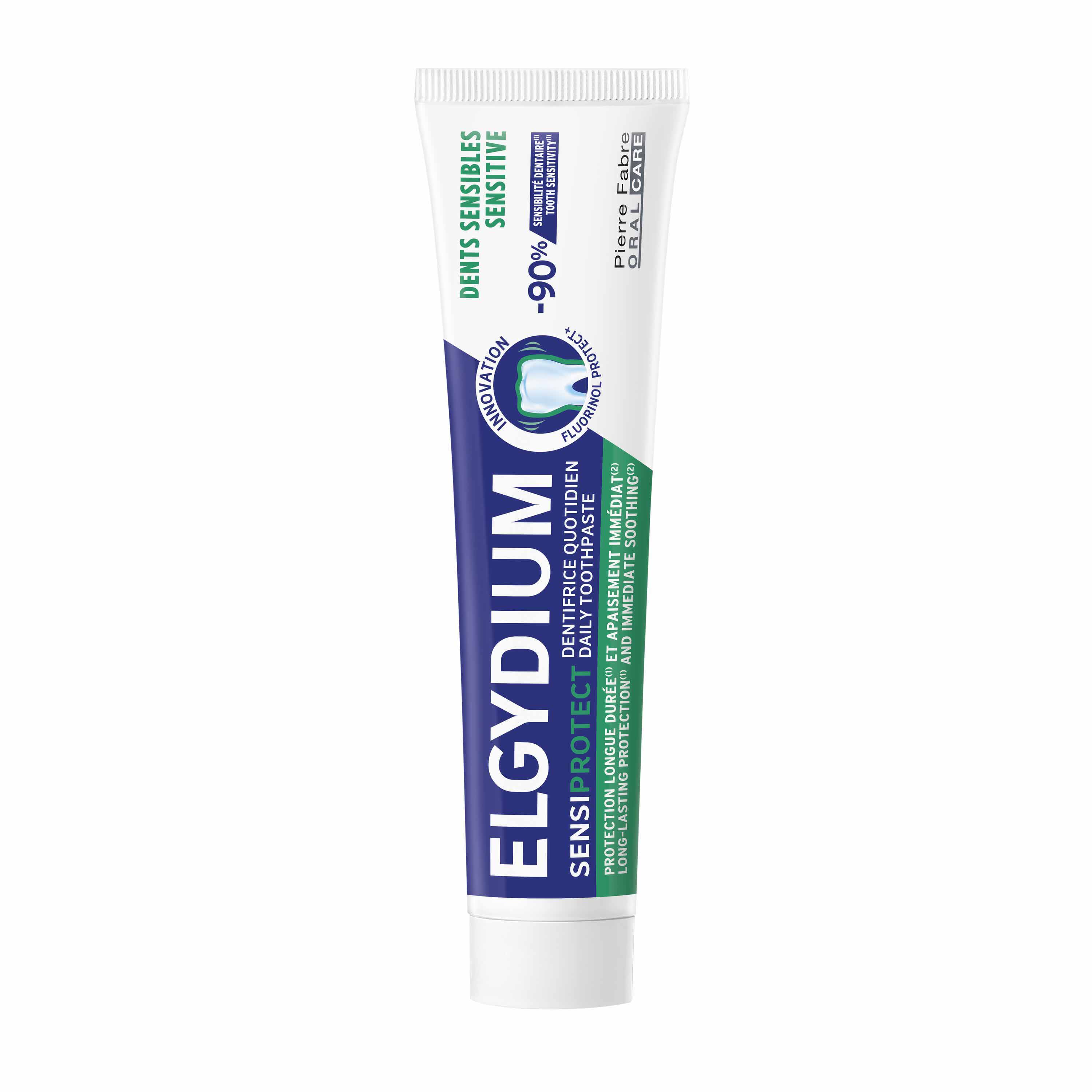 ELGYDIUM DENTIFRICE DENTS SENSIBLES AU FLUORINOL 75ML