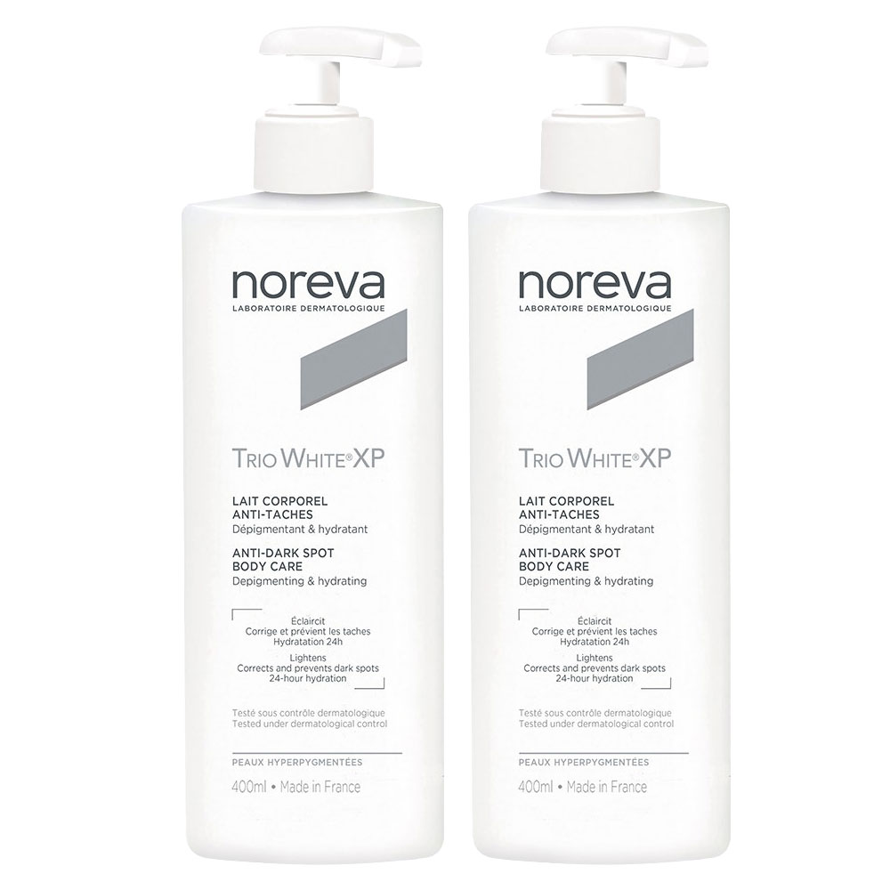 Noreva Trio White Xp Lait Corps 2x400ml