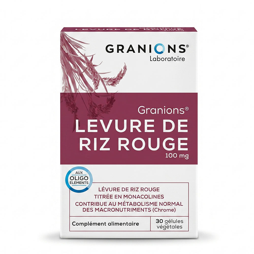 Granions Levure De Riz Rouge 30 Gélules