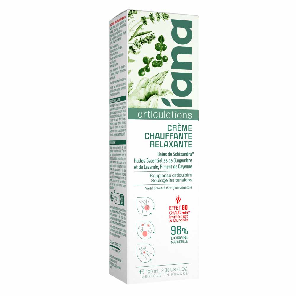 Iana Articulations Crème Chauffante Relaxante 100ml