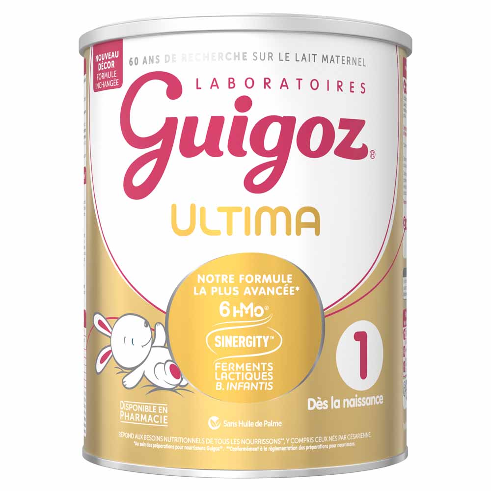 Guigoz Ultima Lait En Poudre 1 De 0 À 6 Mois 780g