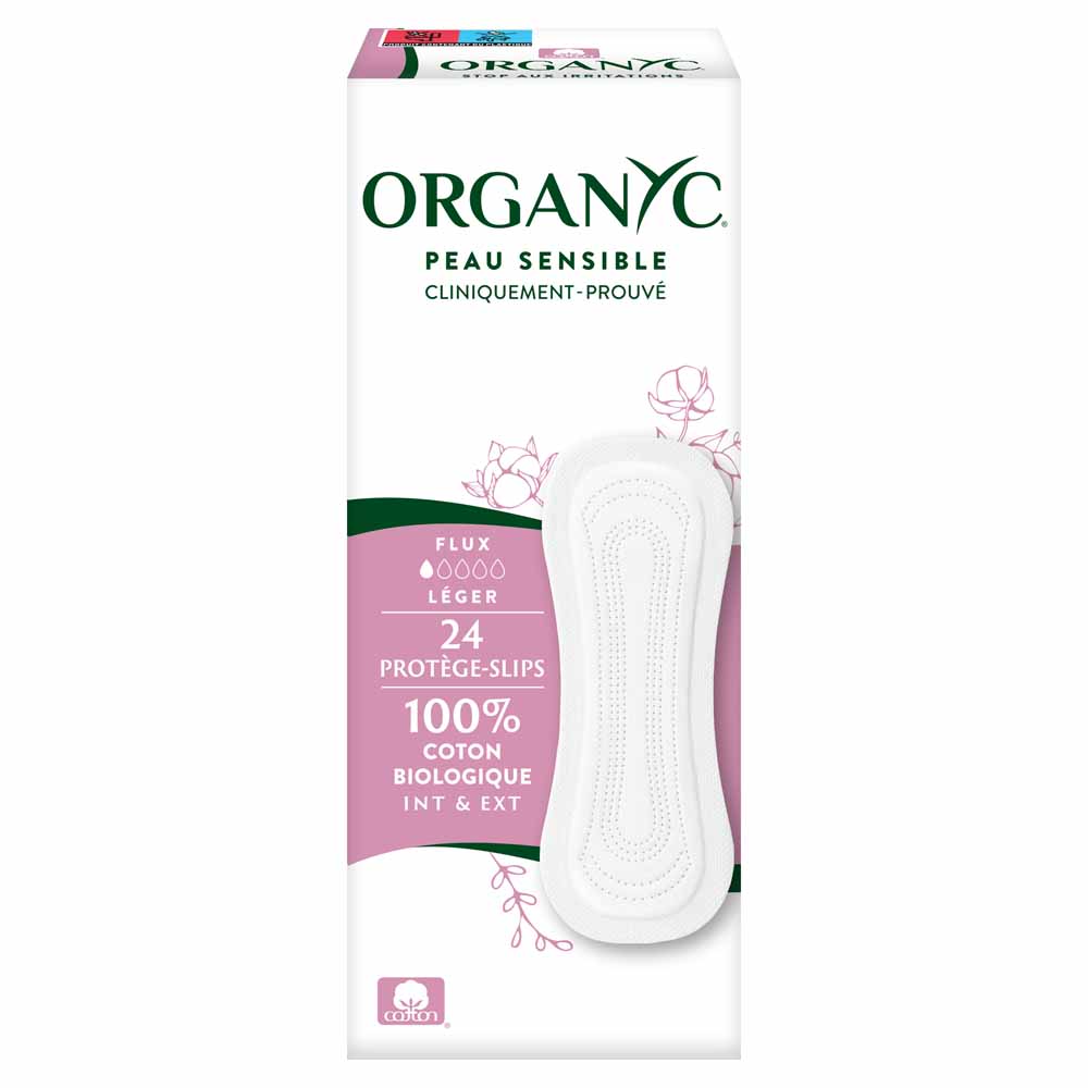 Organyc Protège-Slip Plat Extra Fin x24
