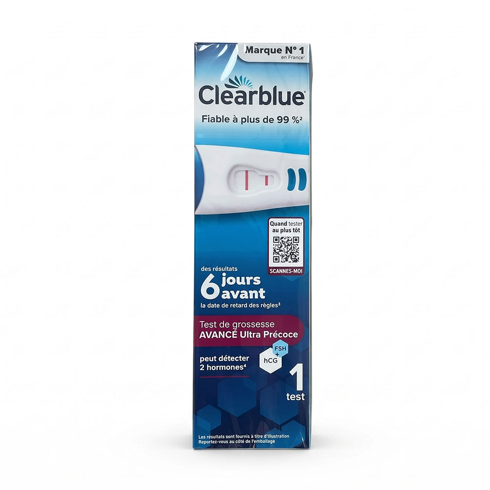Clearblue Test De Grossesse Avancé Détection ultra précoce 1 test