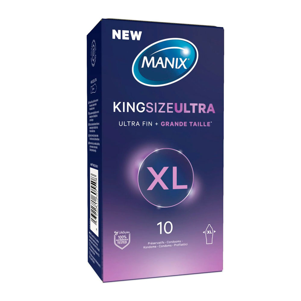 Manix Préservatifs King Size Ultra 10 unités