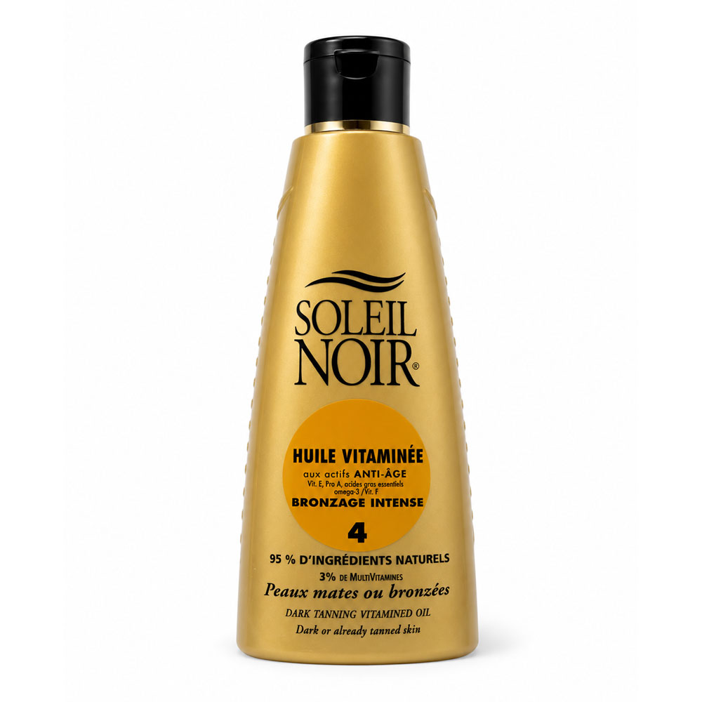 Soleil Noir Huile Vitaminée Bronzage Intense 4 150 ml