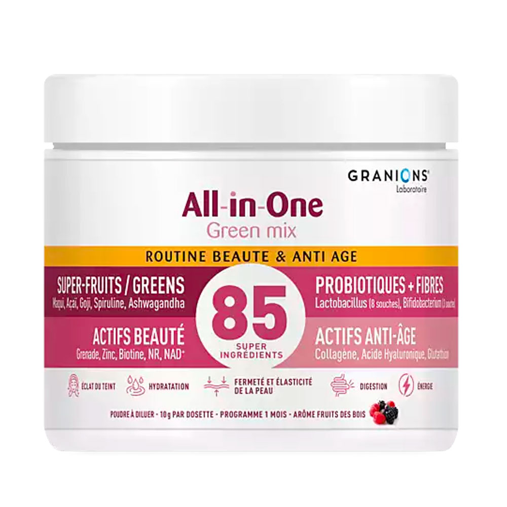Granions All-in-One Beauté et Anti âge Fruits Rouges 146g