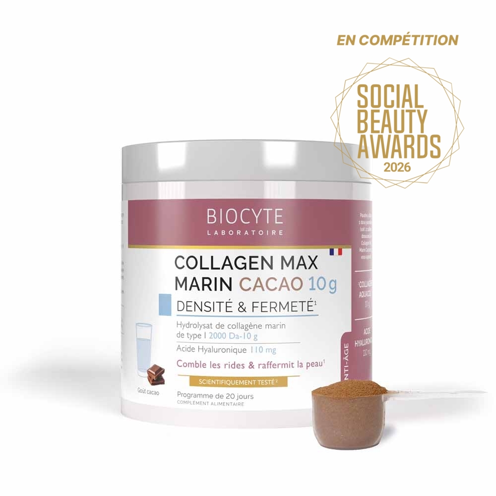 Biocyte Anti-âge Collagen Max Marin Goût Cacao 260g