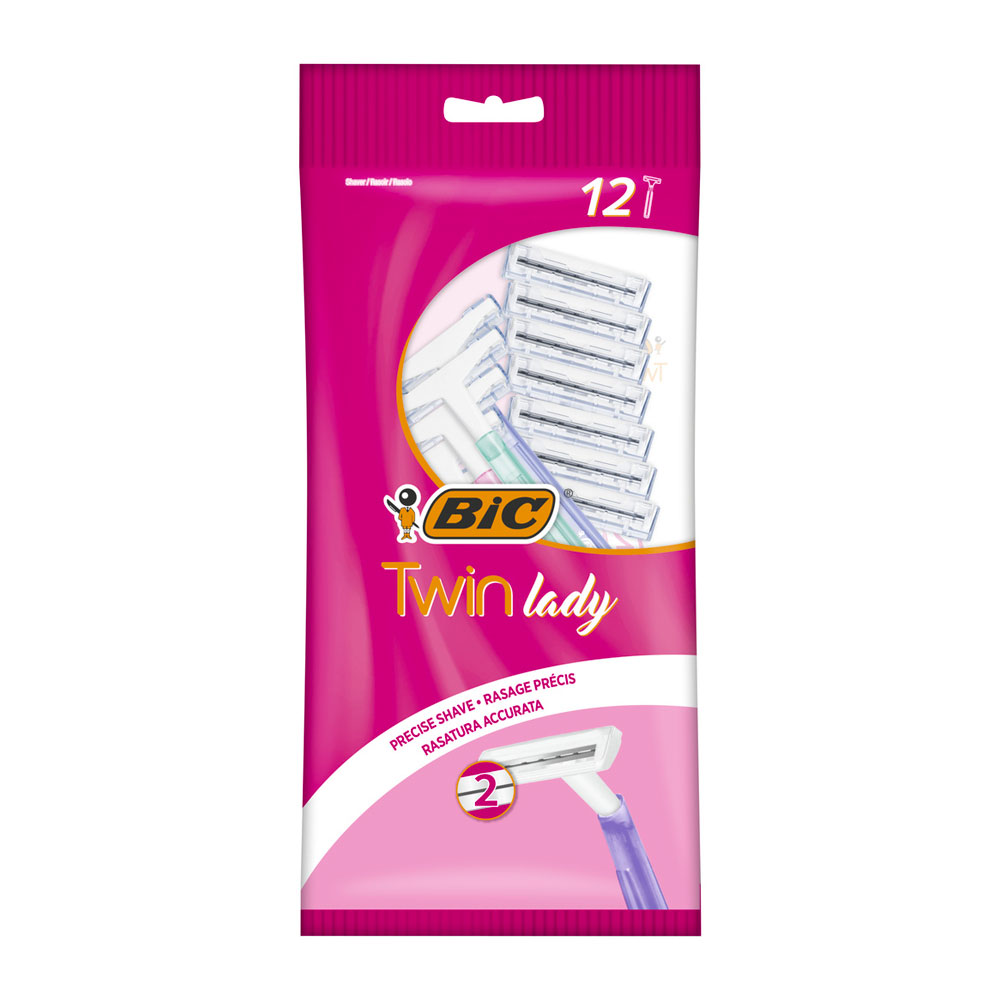 Bic Twin Lady Rasoirs Jetables 2 Lames x12