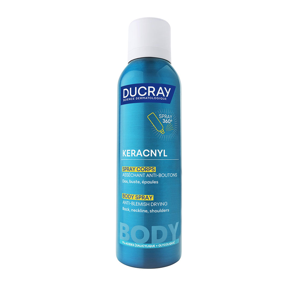 Ducray Keracnyl Spray corps asséchant anti-boutons 150ml