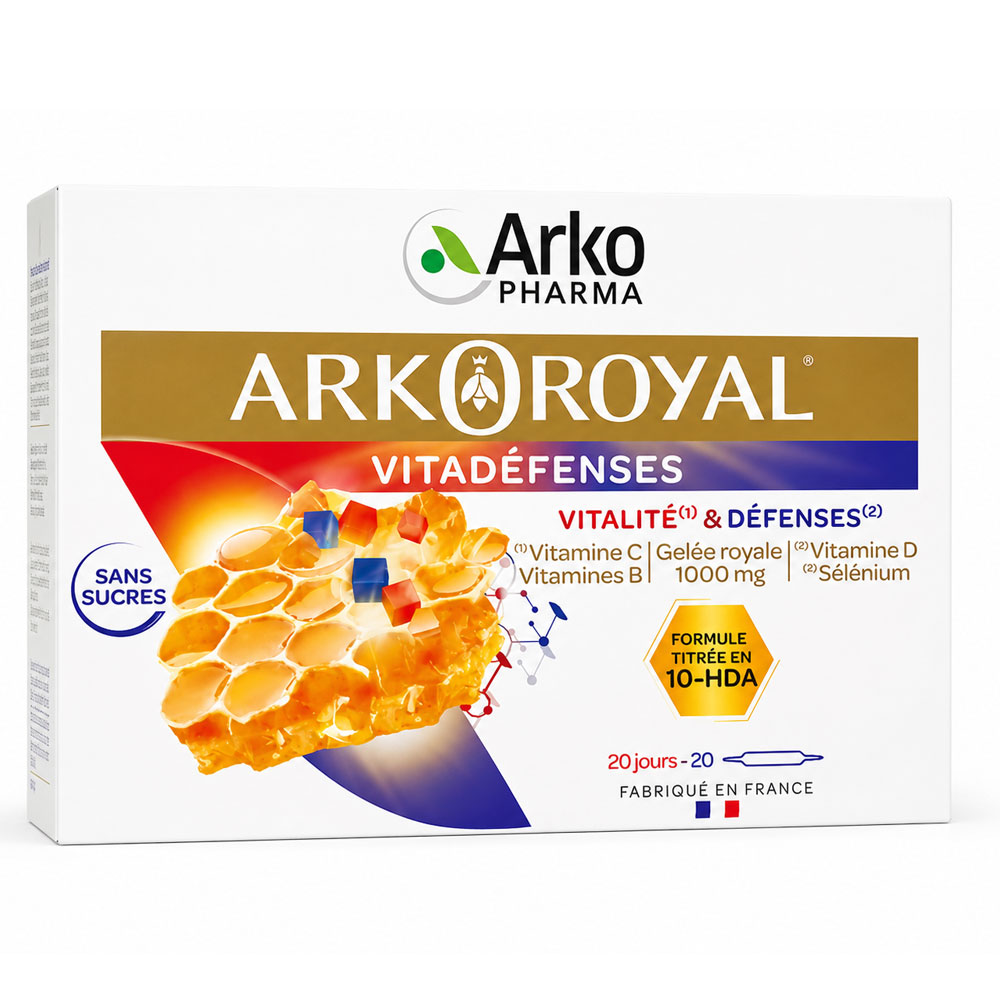 Arkopharma Arkoroyal VitaDéfenses 20 Ampoules