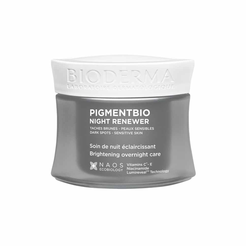 Crème de nuit unifiante 50ml PigmentBio Peaux hyperpigmentées Bioderma