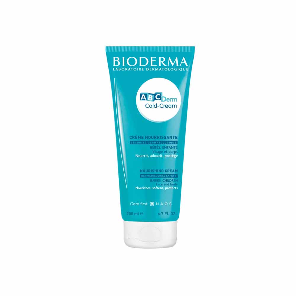 Cold Cream bébé 200ml Abcderm Crème visage et corps Bioderma