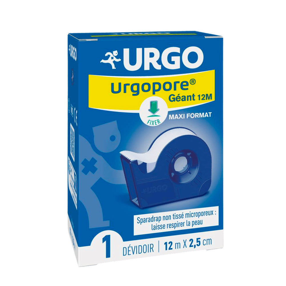 Urgo Urgopore Géant Sparadrap Maxi format 12mx2,5cm x1