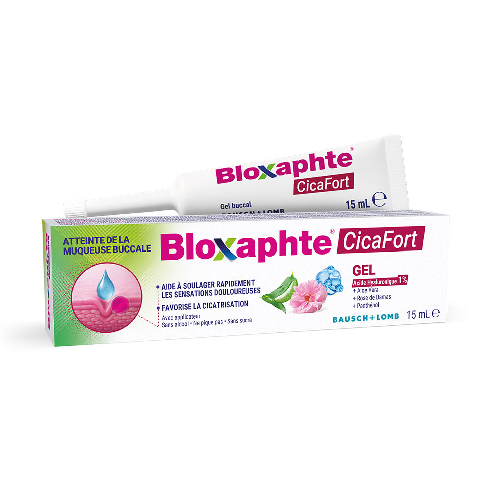 Bausch&Lomb Bloxaphte Cicafort Gel Acide Hyaluronique 1% 15ml