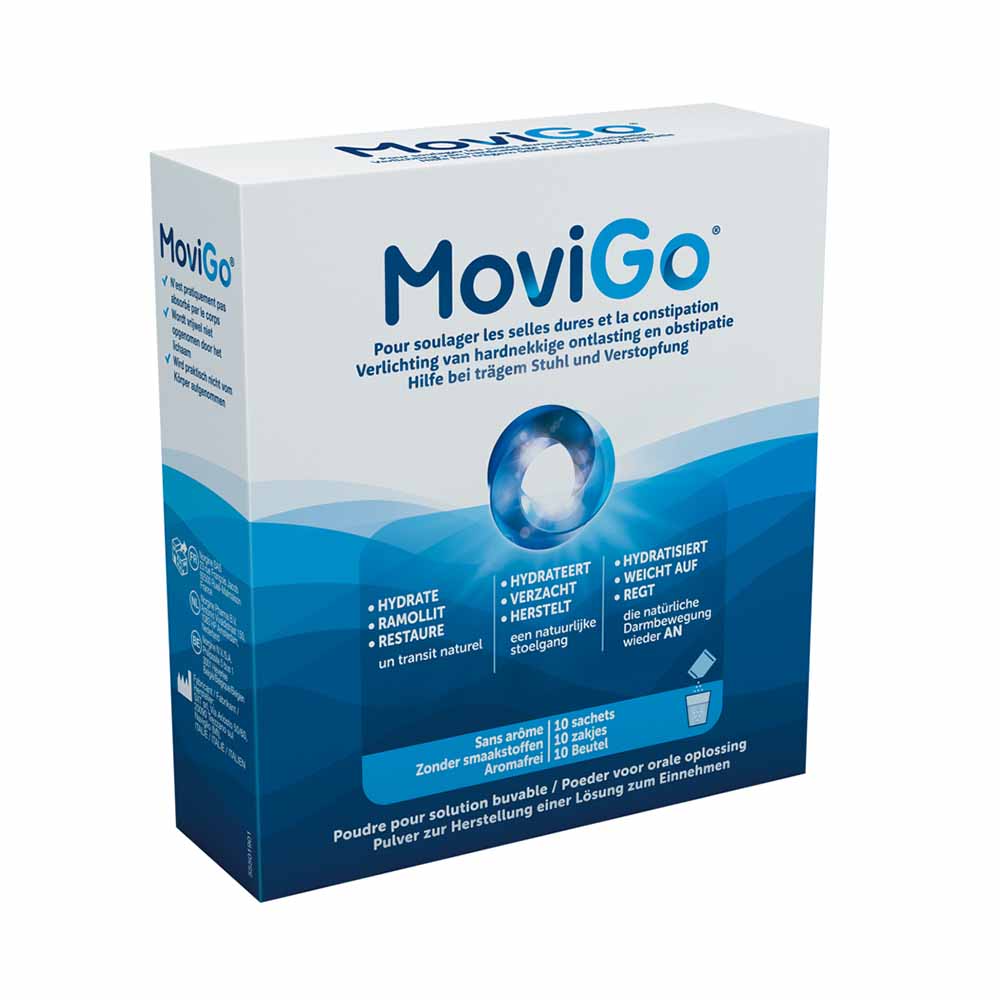 MoviGo Poudre pour solution buvable pour soulager la constipation 10 sachets