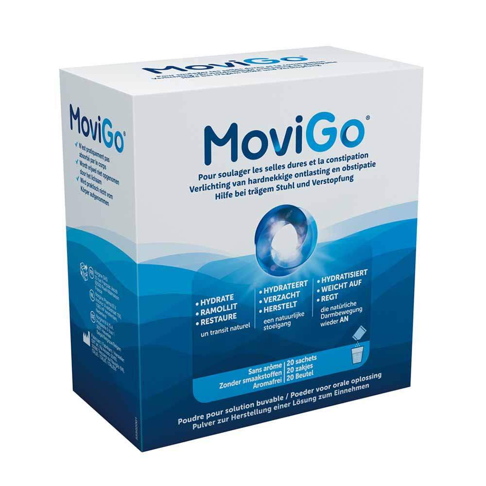 MoviGo Poudre pour solution buvable pour soulager la constipation 20 sachets