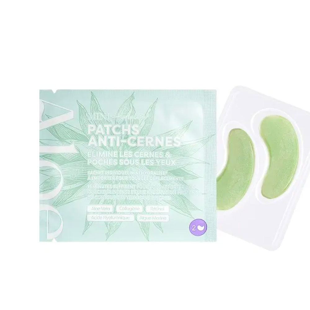 Aloe Paris Patchs yeux hydrogel à l'aloe vera, collagène & acide hyaluronique x2