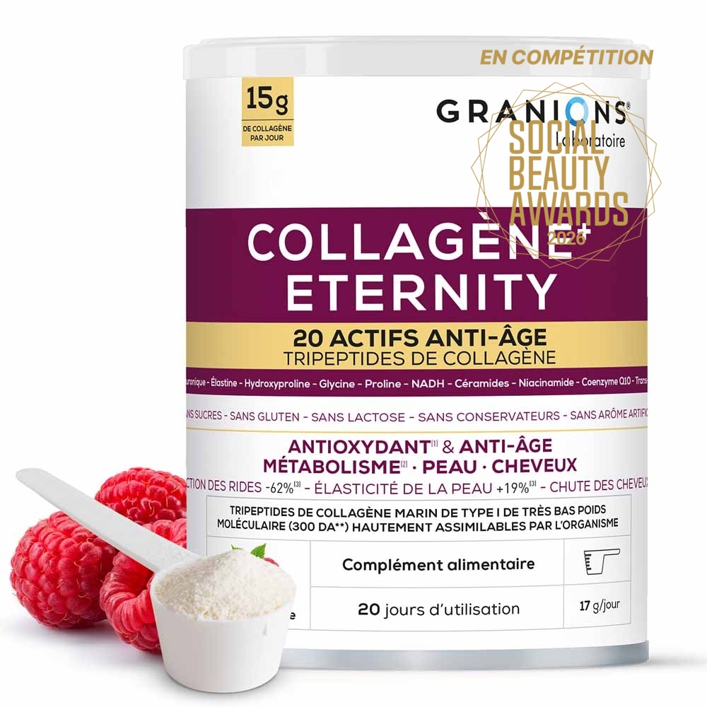 Granions Collagène Eternity Goût framboise 343g