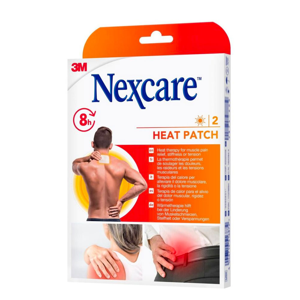 Nexcare HeatPatch Patchs Chauffant Dos Nuque Epaule x2