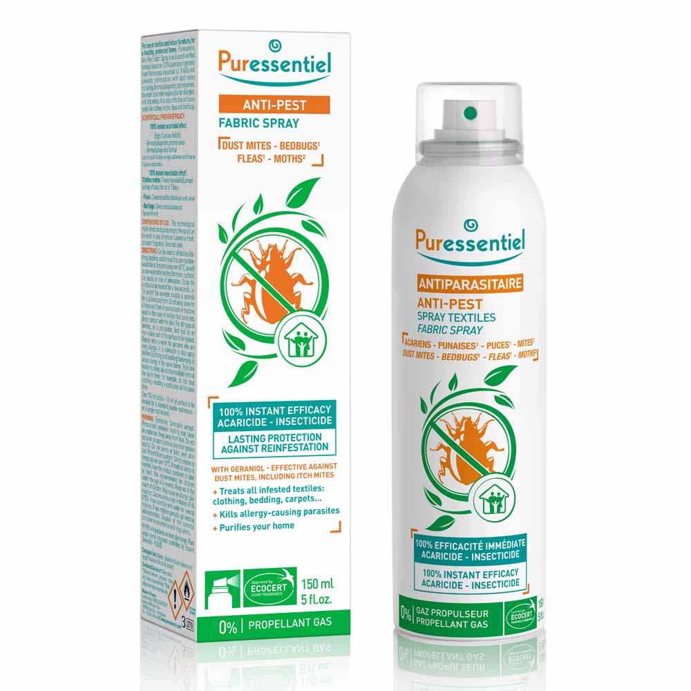 Puressentiel Assainissant Spray Environnement Textile Antiparasitaire 150ml
