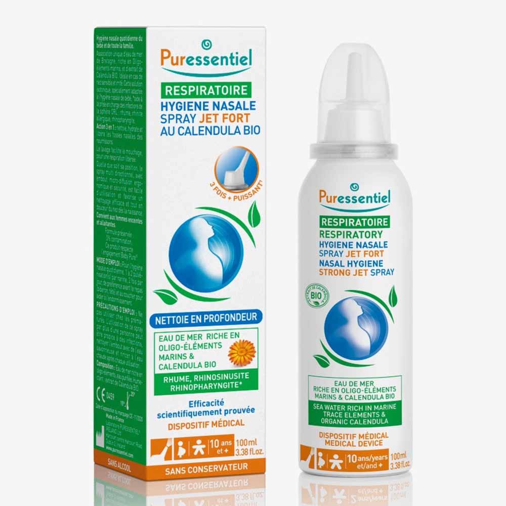 Puressentiel Respiratoire Spray Hygiène Nasale "Jet Fort" 100ml Respiratoire 100ml