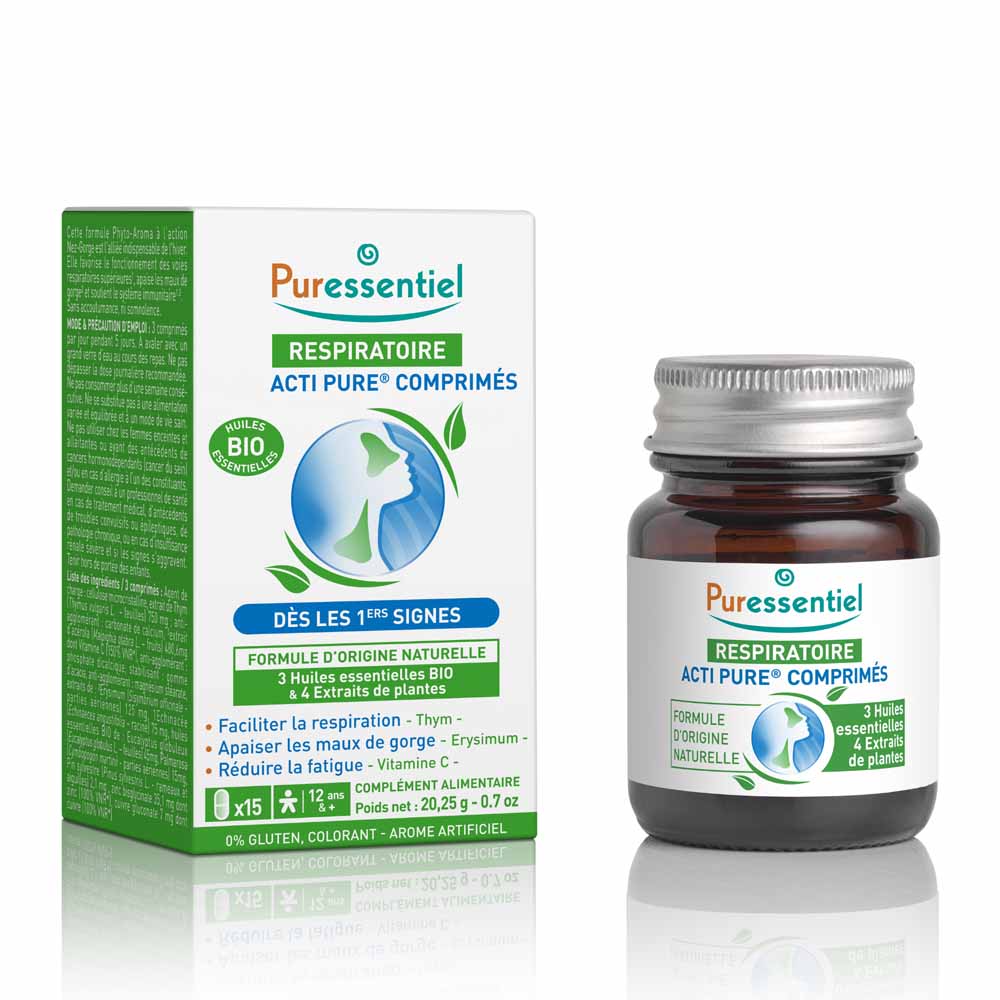 Puressentiel Respiratoire Sinus Express Dès 12 Ans 15 Comprimés